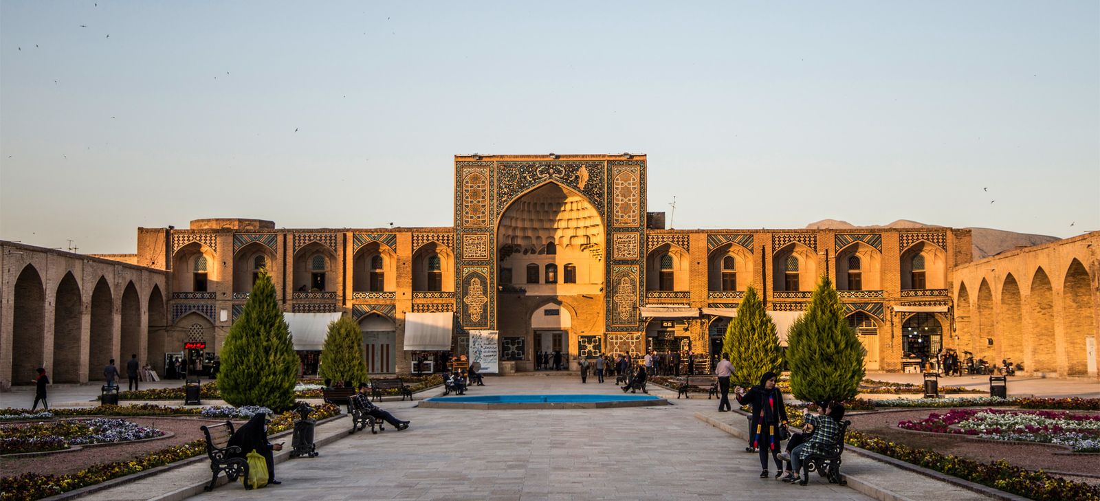 Ganjali Khan Bazaar in Kerman